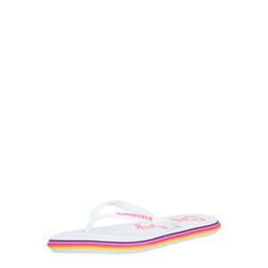 Superdry Flip-flops 'NEON RAINBOW SLEEK' alb / roz imagine