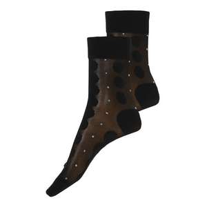 Swedish Stockings Șosete 'Viola Dot Socks Black' negru imagine