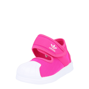 ADIDAS ORIGINALS Pantofi deschiși 'SANDA' roz / alb imagine