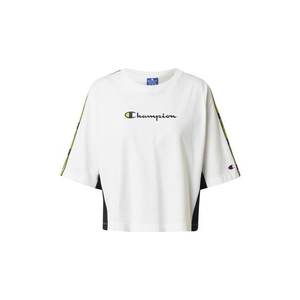 Champion Authentic Athletic Apparel Tricou alb / negru / verde deschis imagine