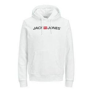 JACK & JONES Bluză de molton alb / negru / roșu imagine