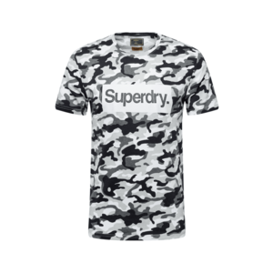 Superdry Tricou culori mixte / alb / negru imagine