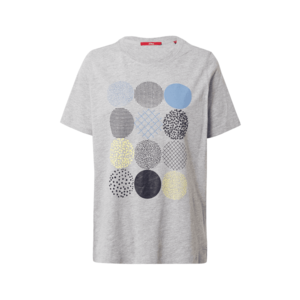 s.Oliver T-Shirt gri amestecat / albastru fumuriu / negru / galben deschis imagine