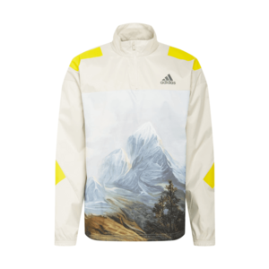 ADIDAS PERFORMANCE Hanorac sport 'Mountain Graphic' alb / galben / albastru / verde / maro imagine