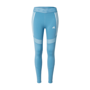 ADIDAS PERFORMANCE Pantaloni sport albastru deschis / alb imagine