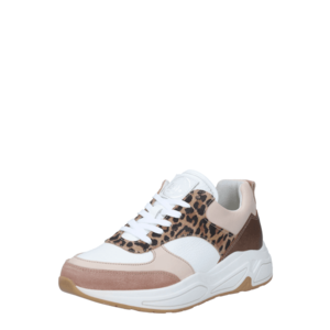 BULLBOXER Sneaker low bej / maro / roz pal / negru / alb imagine