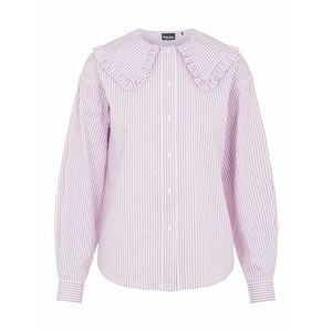 PIECES Bluză 'Hunda' alb / roz deschis imagine