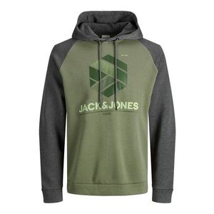 JACK & JONES Bluză de molton verde / kaki / verde închis imagine