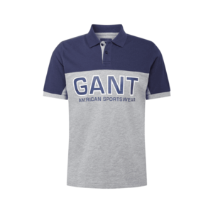 GANT Tricou albastru / gri amestecat / alb imagine
