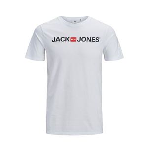 Jack & Jones Plus Tricou bleumarin / roșu rodie / alb imagine