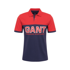 GANT Tricou roșu / bleumarin / alb imagine
