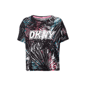 DKNY Performance Tricou alb / negru / turcoaz / roz imagine
