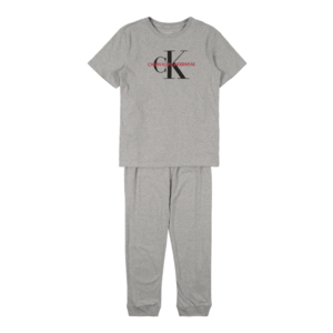 Calvin Klein Underwear Pijamale gri amestecat / negru / roșu rodie imagine