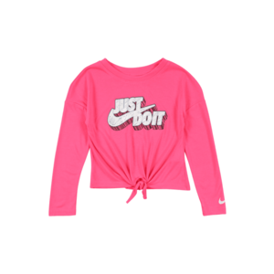 Nike Sportswear Tricou alb / roz / negru imagine