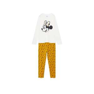 MANGO KIDS Pijamale alb / negru / galben imagine