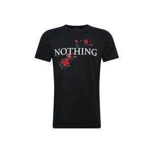 Mister Tee T-Shirt 'Nothing Rose' negru / alb / roșu pepene / verde pin imagine
