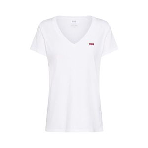 LEVI'S Tricou 'PERFECT VNECK NEUTRALS' roșu / alb imagine