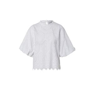 Neo Noir Bluză 'Riko Embroidery Blouse' alb imagine