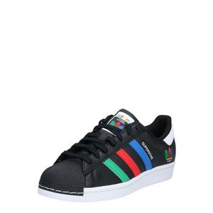ADIDAS ORIGINALS Sneaker low 'Superstar' verde / alb / roșu / albastru / negru imagine