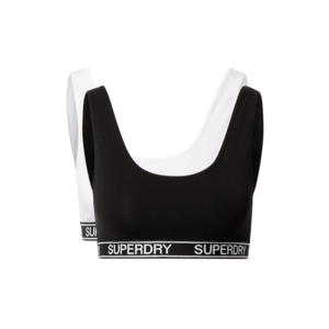 Superdry Sutien 'Grace Super' negru / alb imagine