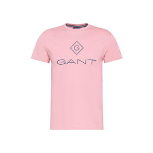 GANT Tricou roze / navy imagine