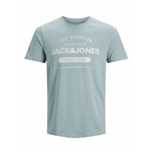 JACK & JONES Tricou albastru deschis / alb imagine