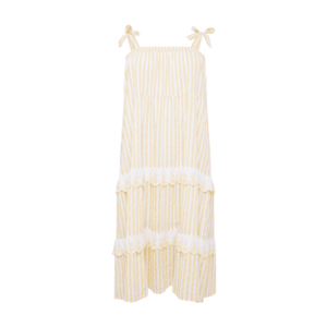 Cotton On Curve Rochie de vară 'CLARISSA' galben / alb imagine
