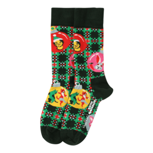 Happy Socks Șosete 'Holiday Spirit' verde închis / culori mixte imagine