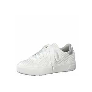 TAMARIS Sneaker low offwhite / argintiu imagine