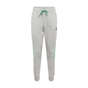 ADIDAS PERFORMANCE Pantaloni sport gri amestecat / verde deschis / alb imagine