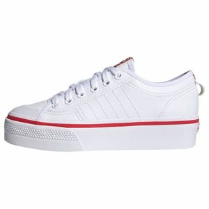 ADIDAS ORIGINALS Sneaker low 'Nizza' alb natural / roșu imagine