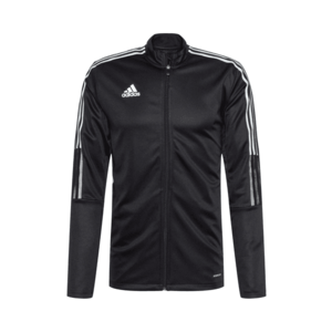 ADIDAS PERFORMANCE Bluză cu fermoar sport 'TIRO' negru / alb imagine