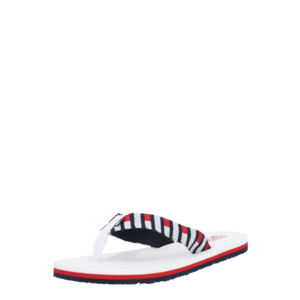 Tommy Jeans Flip-flops alb / roşu închis / navy imagine