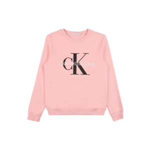 Calvin Klein Jeans Bluză de molton roz / negru / alb imagine