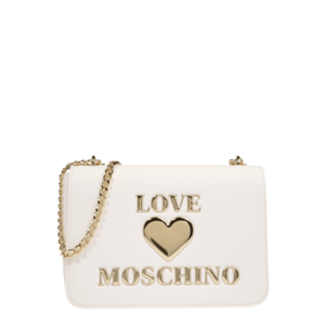 Love Moschino Geantă de umăr alb / auriu imagine