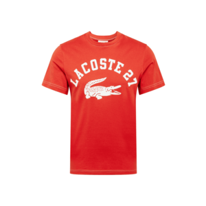 LACOSTE Tricou roșu / alb imagine