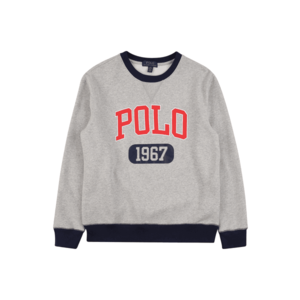 Polo Ralph Lauren Bluză de molton bleumarin / roșu / gri amestecat imagine