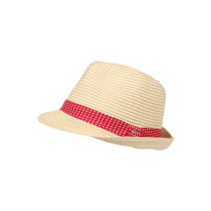 TAMARIS Pălărie 'Trilby' roșu / alb natural / bej imagine