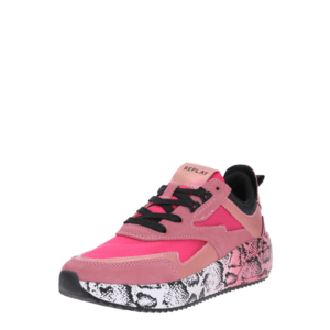 REPLAY Sneaker low 'Sierra' negru / roz / roz vechi / roz neon imagine