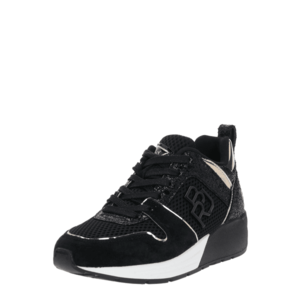 REPLAY Sneaker low 'HENLEY' negru / alb / auriu imagine