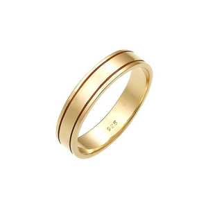 ELLI PREMIUM Ring 'Paarring Bandring Trauring' auriu imagine