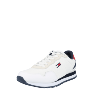 Tommy Jeans Sneaker low 'Runner' alb / navy / roșu deschis imagine
