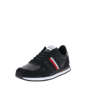 TOMMY HILFIGER Sneaker low negru / alb / roșu deschis / navy imagine