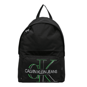 Calvin Klein Jeans Rucsac 'Campus' negru / alb / kiwi imagine