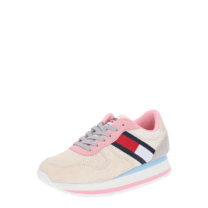 Tommy Jeans Sneaker low alb / roșu / albastru noapte / alb kitt / roz deschis imagine