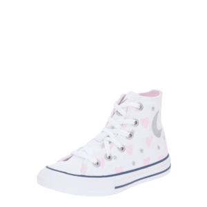 CONVERSE Sneaker 'CTAS HI' alb / argintiu / roz pastel imagine