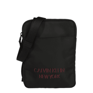 Calvin Klein Geantă de umăr negru / roșu deschis imagine