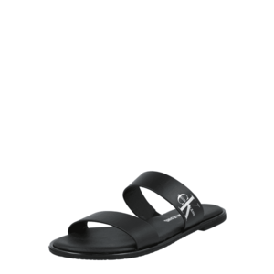 Calvin Klein Jeans Sandale negru / alb imagine