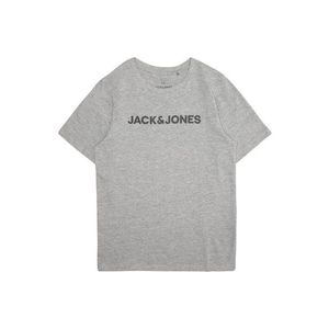 Jack & Jones Junior Tricou 'ECORP' gri amestecat imagine