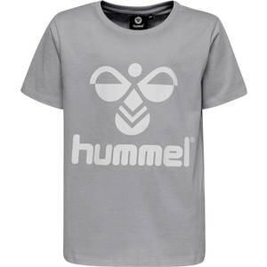 Hummel Tricou 'Tres' gri / alb imagine